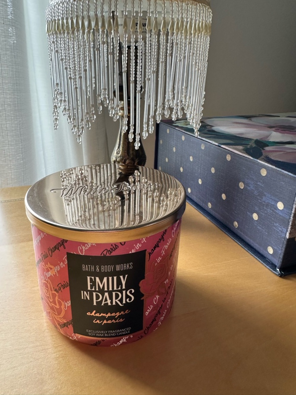 Bath & Body Works Emily in Paris Champagne Candle 3 wick